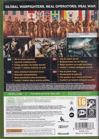 Medal of Honor Warfighter - XBOX 360 (B Grade) (Genbrug)